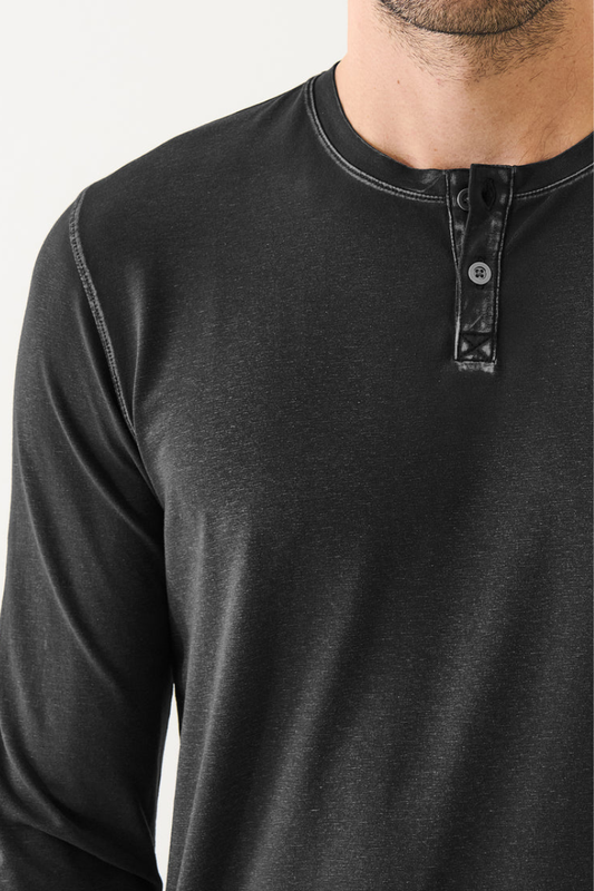 Vintage Wash Henley-Patrick Assaraf-Boyds Philadelphia