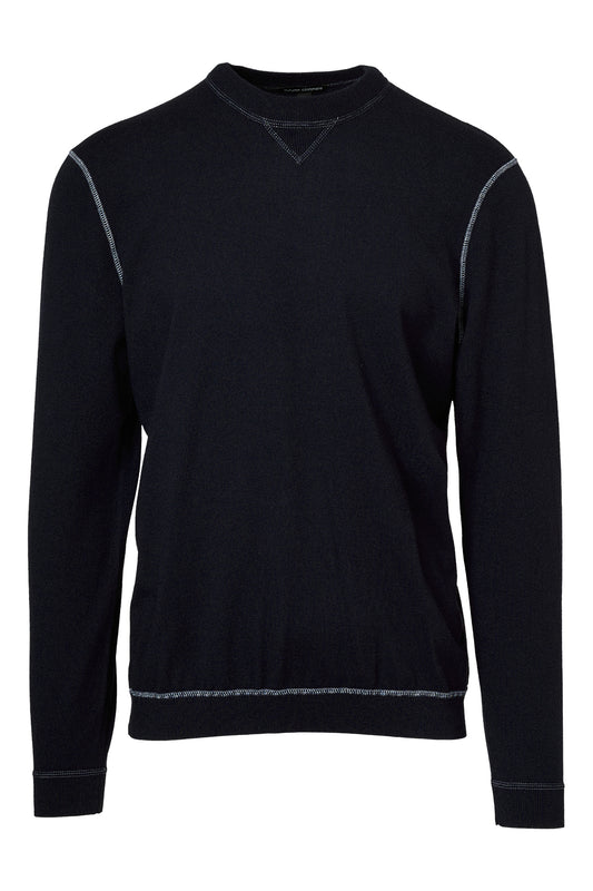 Coverstitch Crewneck Sweater-Autumn Cashmere-Boyds Philadelphia