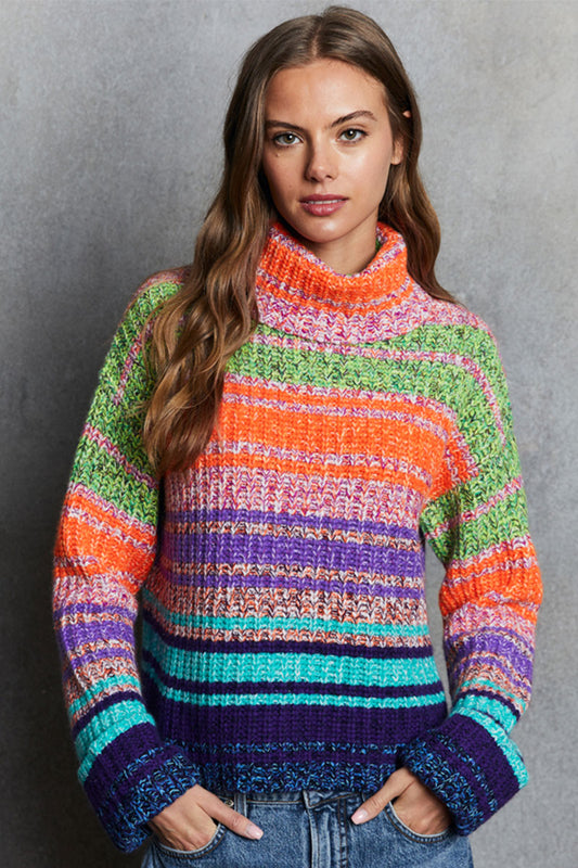 Gradient Marled Cowl Neck-Autumn Cashmere-Boyds Philadelphia