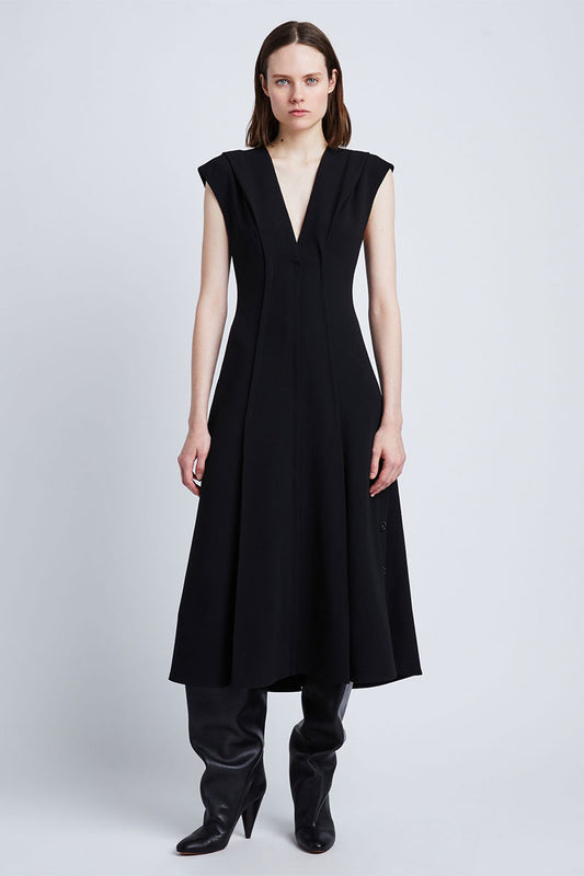 Matte Viscose Crepe Dress-Proenza Schouler-Boyds Philadelphia