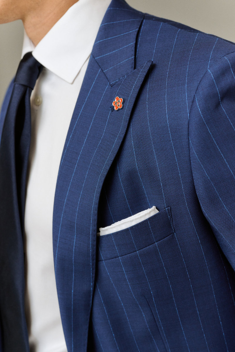Royal Blue Pinstripe Suit-Gerald-Boyds Philadelphia
