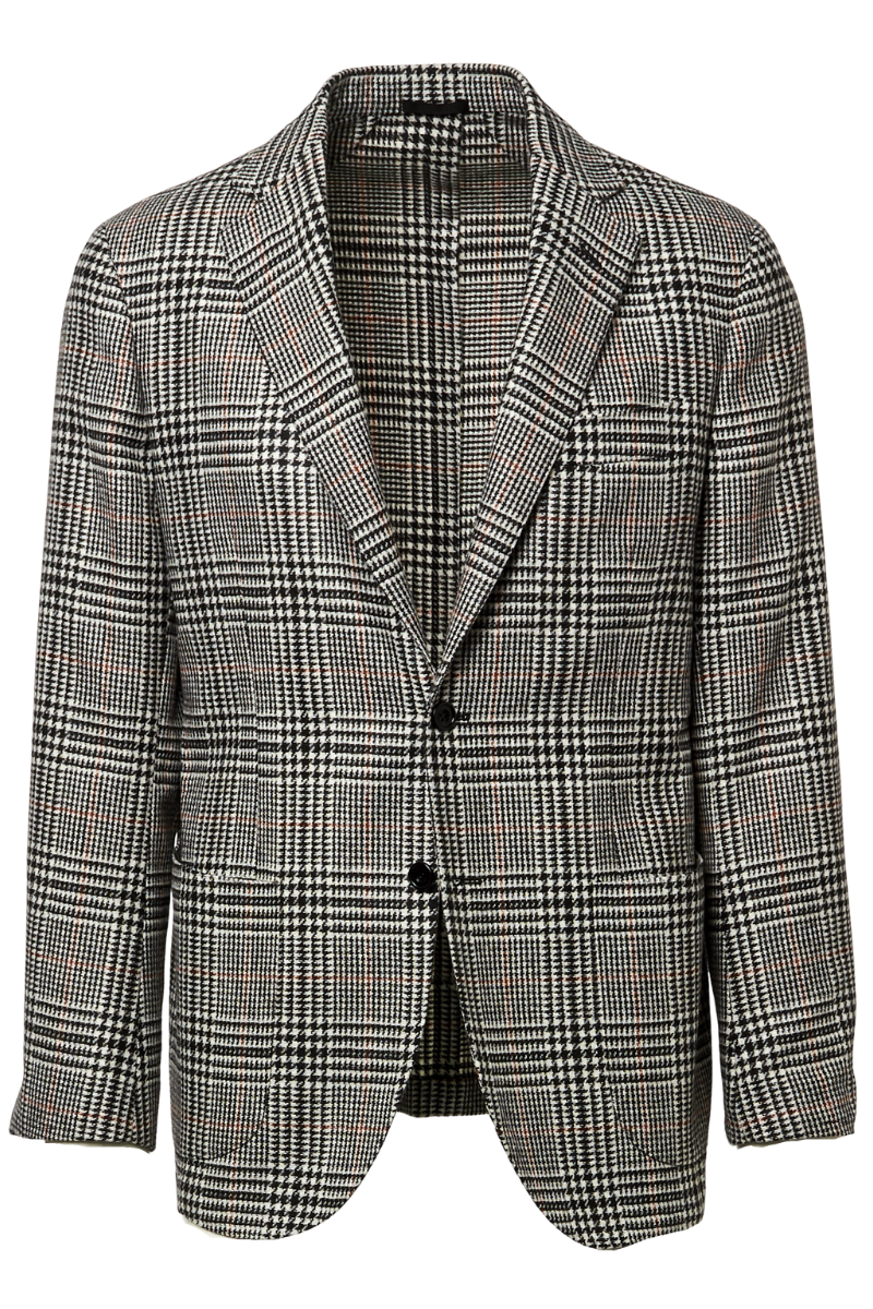 Black & White Plaid Sport Jacket-Sartorio-Boyds Philadelphia