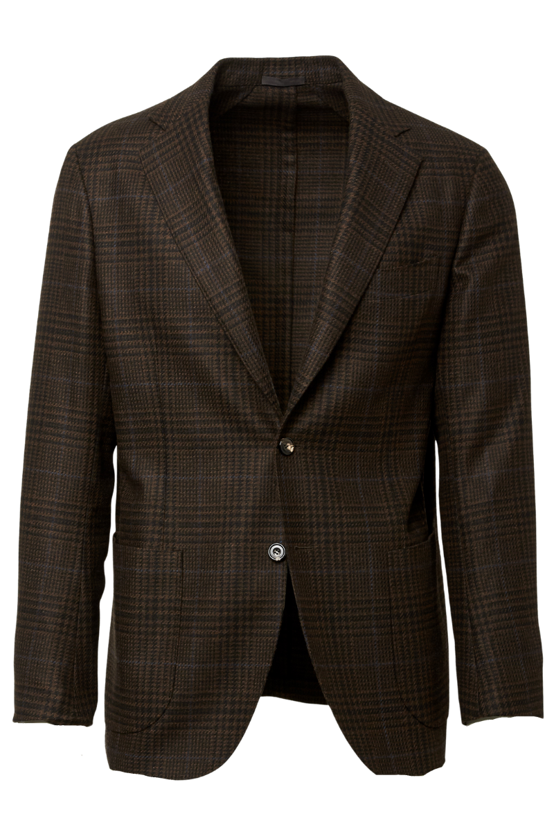 Brown Plaid Sport Jacket-Sartorio-Boyds Philadelphia