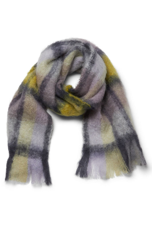 Mohair Tartan Scarf-Made in Spain-Boyds Philadelphia