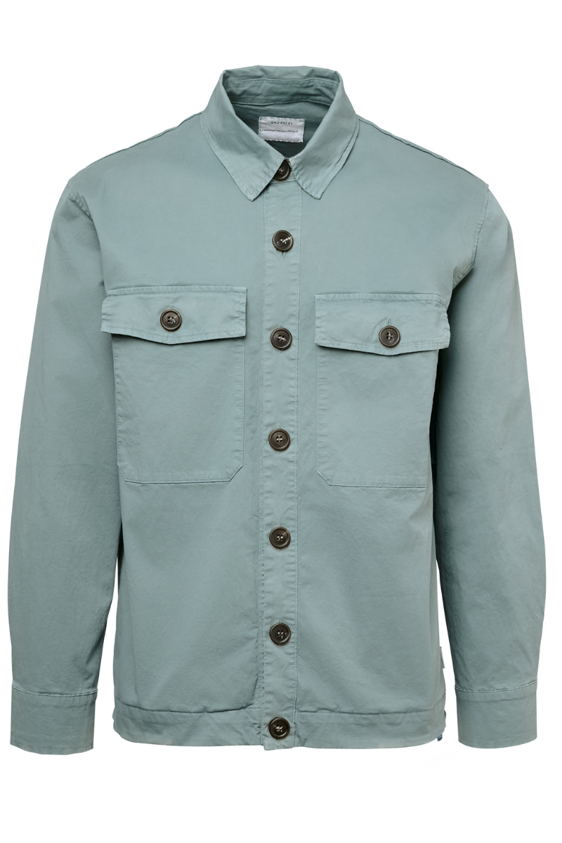 Stone Wash Shirt Jacket-CROSSLEY-Boyds Philadelphia