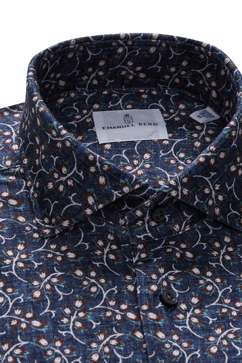 Modern 4-Flex Vine Shirt-Emanuel Berg-Boyds Philadelphia