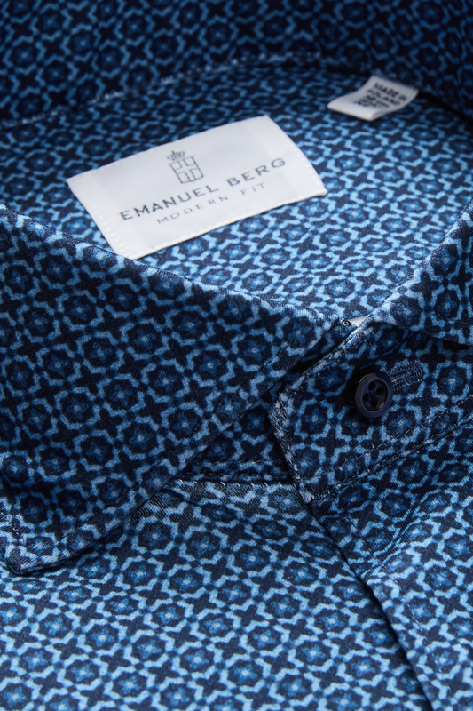 Modern 4-Flex Geo Shirt-Emanuel Berg-Boyds Philadelphia