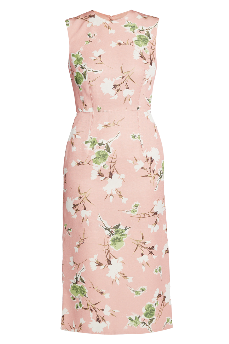 Sleeveless Midi Pencil Dress-ERDEM-Boyds Philadelphia