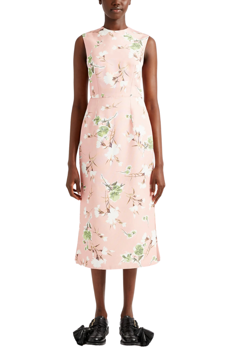 Sleeveless Midi Pencil Dress-ERDEM-Boyds Philadelphia