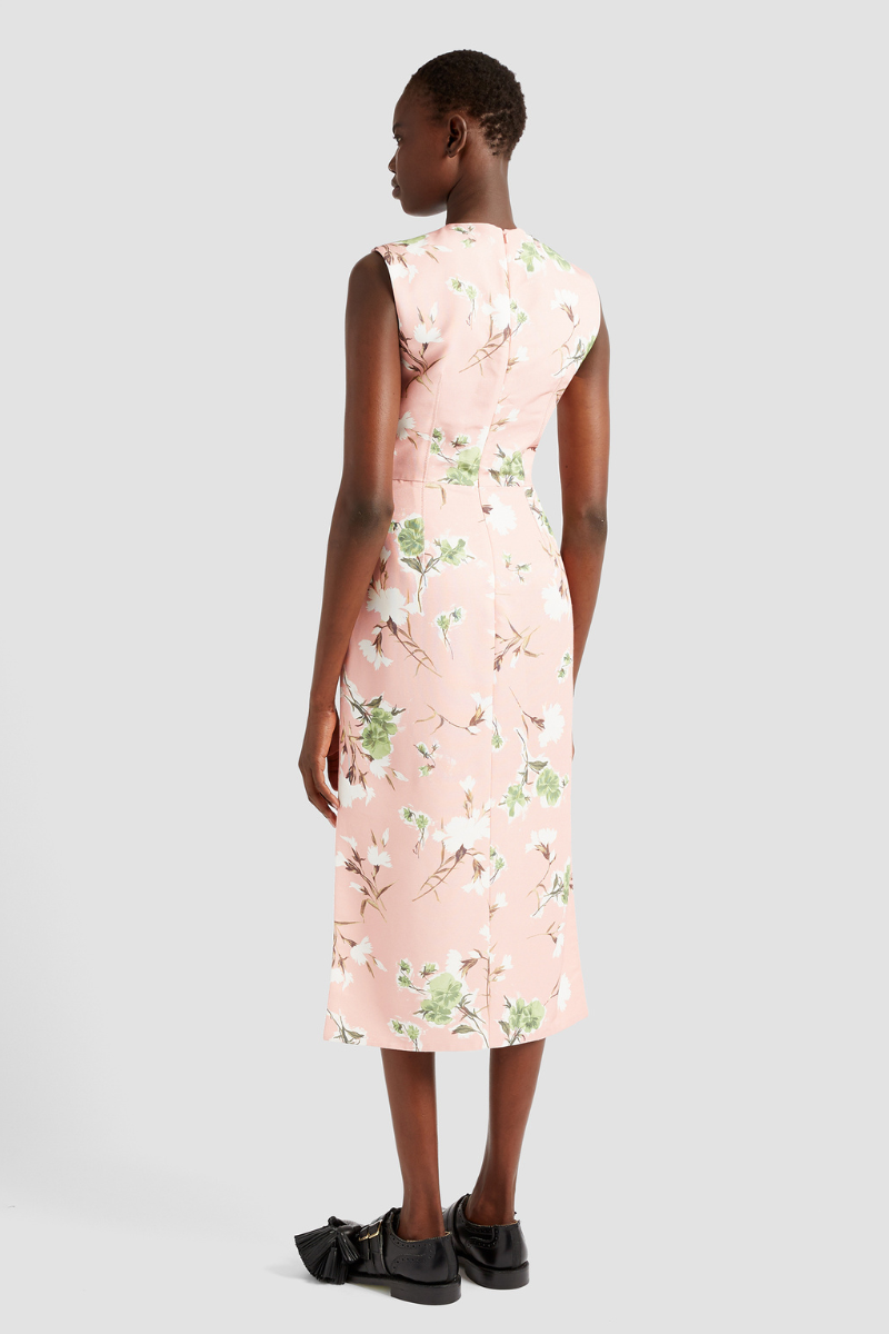 Sleeveless Midi Pencil Dress-ERDEM-Boyds Philadelphia