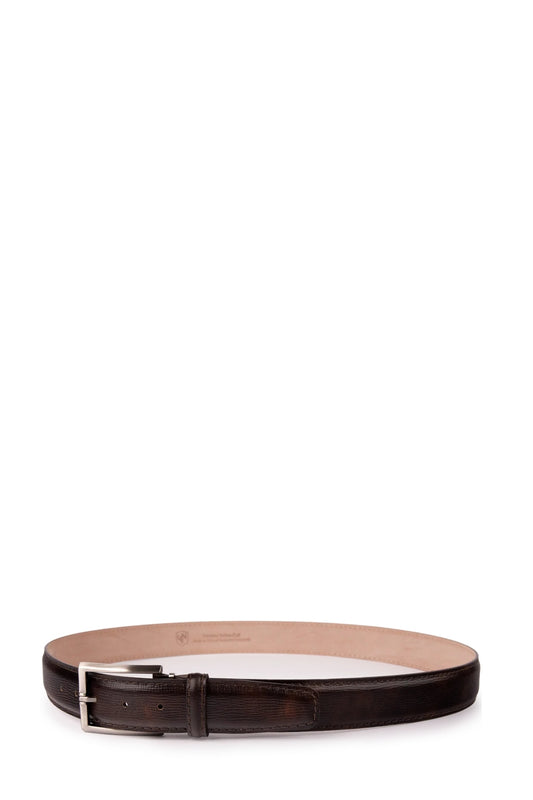 Textured Calf Belt-L.E.N-Boyds Philadelphia
