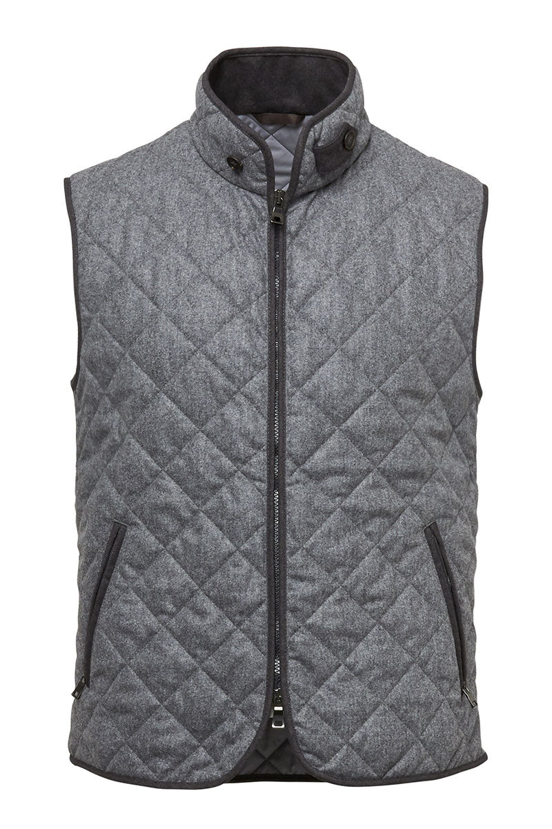 Flannel Quilted Vest by Waterville – Boyds