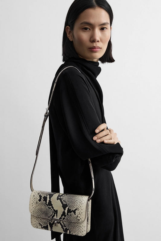 T-Lock Python-Embossed Crossbody-TOTEME-Boyds Philadelphia
