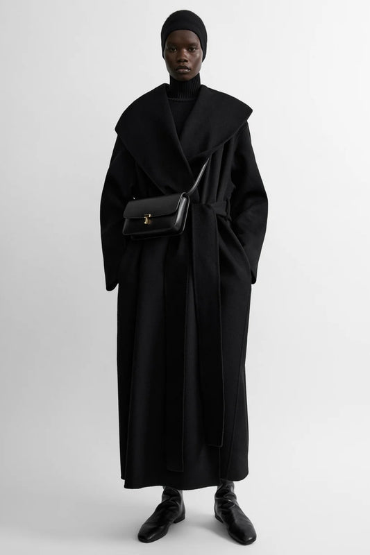Hoodie Belted Coat-TOTEME-Boyds Philadelphia
