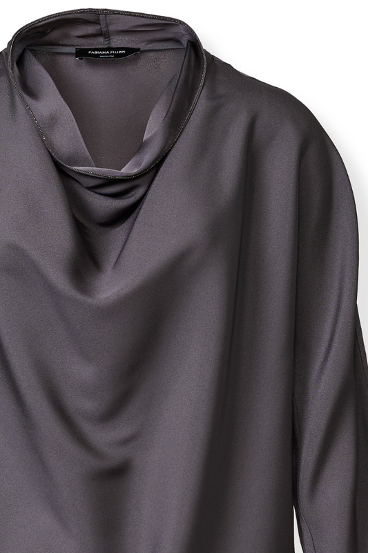 Enver Satin Blouse-Fabiana Filippi-Boyds Philadelphia