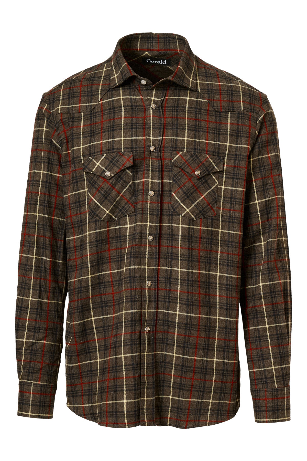 Plaid Button-Down Sport Shirt