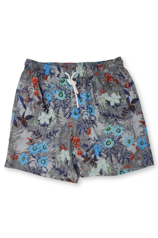 Flower Collage Swim Shorts-Tiki-Boyds Philadelphia