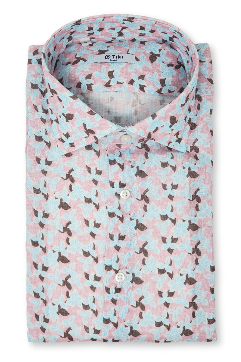 Printed Linen Shirt-Tiki-Boyds Philadelphia