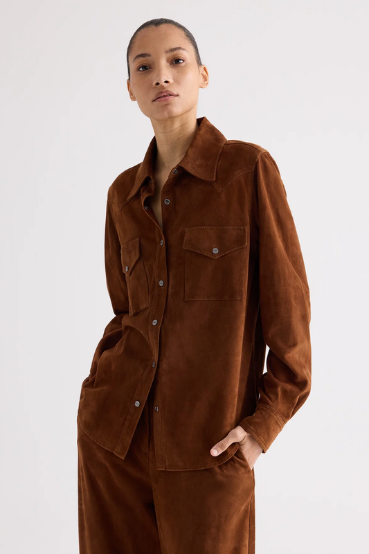 Leather Travelin' Soldier Top-TWP-Boyds Philadelphia