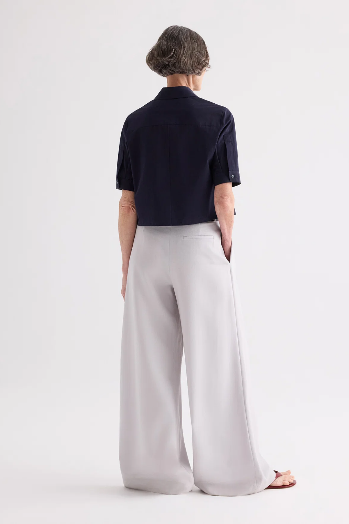 Short Lived Shirt with Pleated Placket-TWP-Boyds Philadelphia