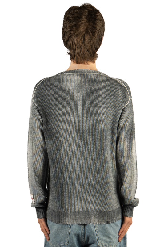 Spray Ribbed Crewneck Sweater-Longo-Boyds Philadelphia