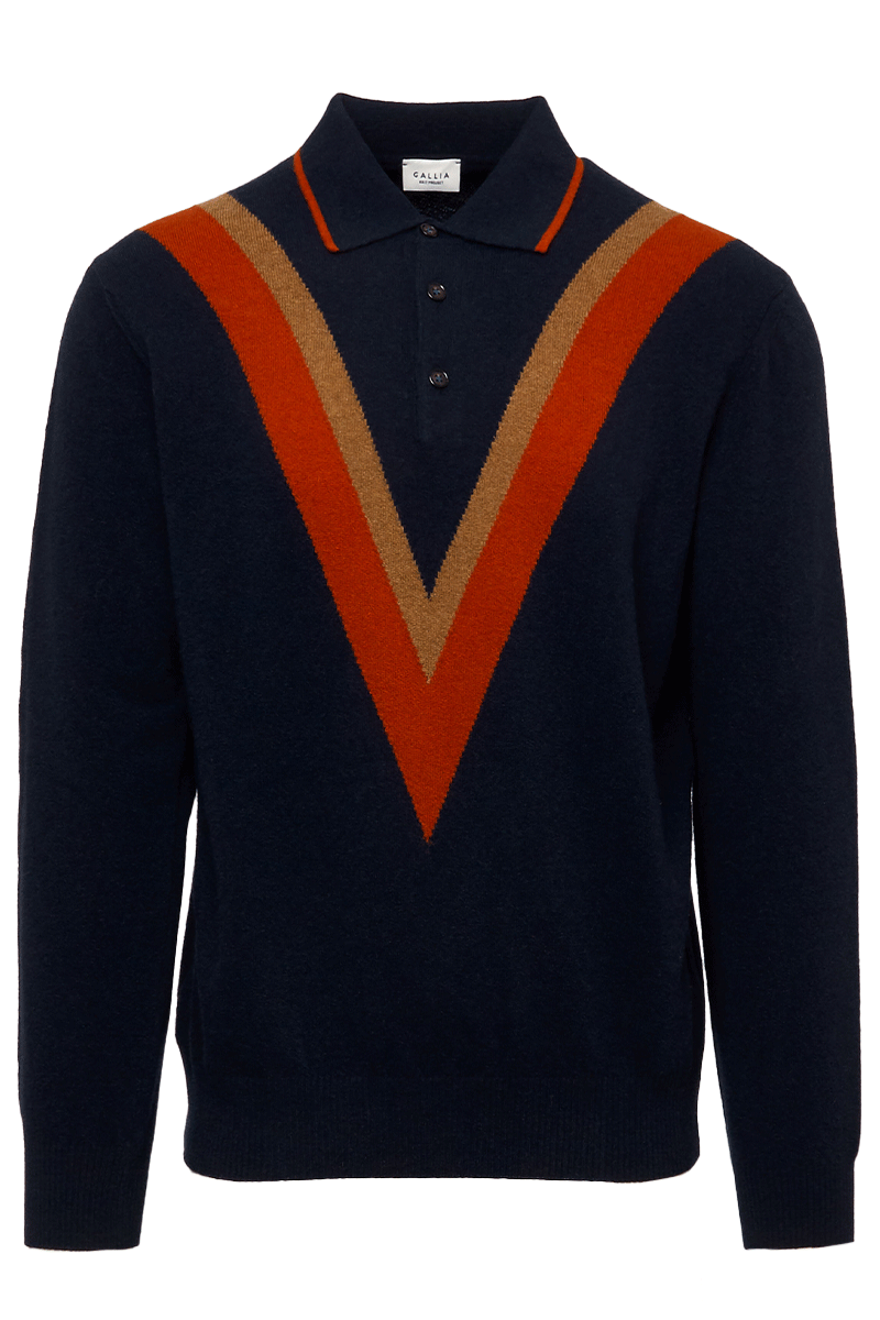 Anson Intarsia Polo-Gallia-Boyds Philadelphia