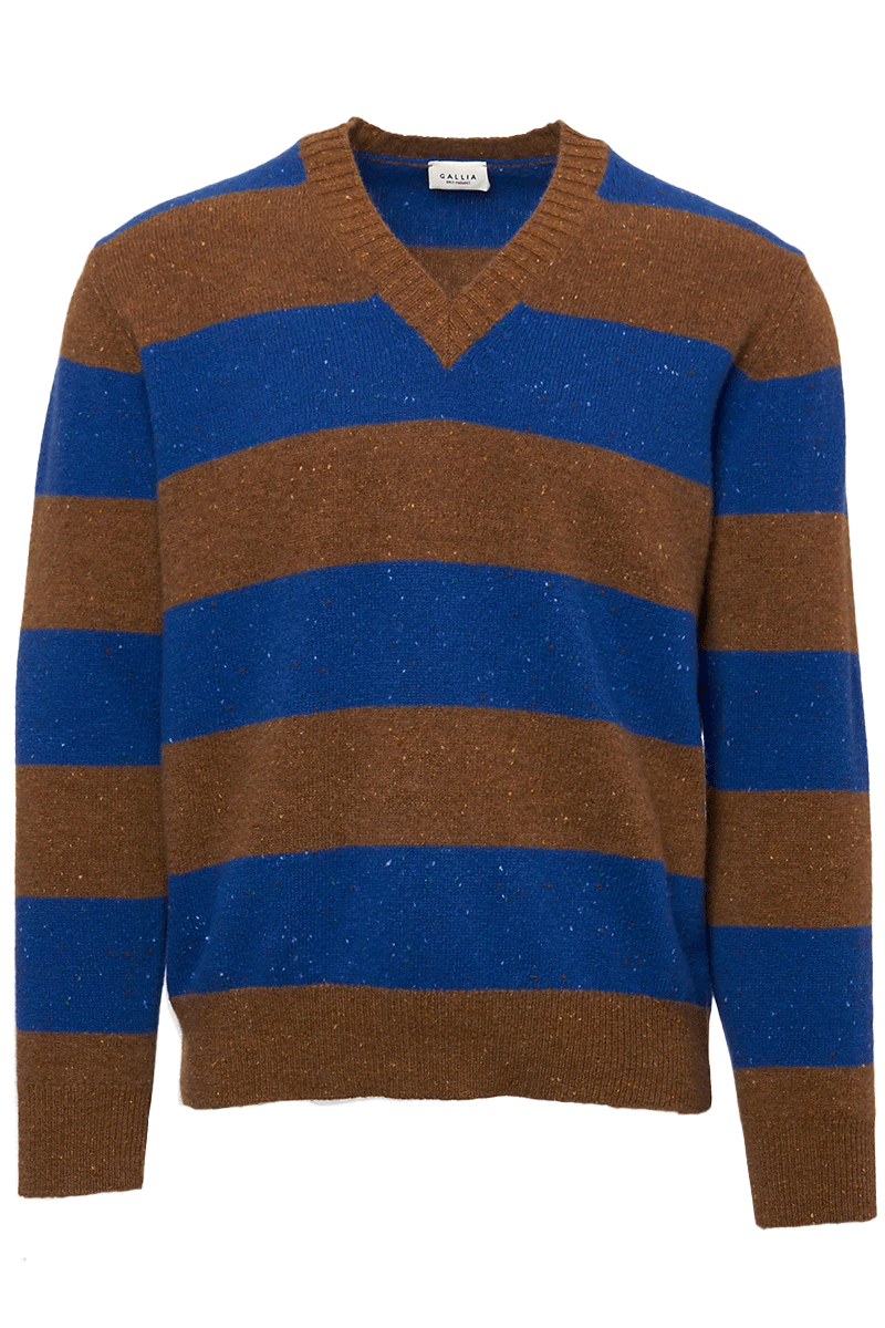 Lawrence Striped V-Neck-Gallia-Boyds Philadelphia
