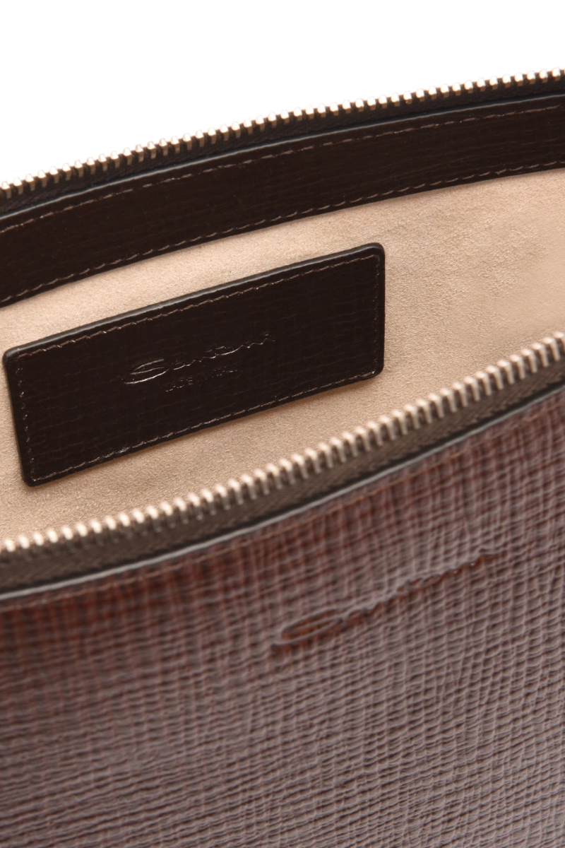 Embossed Leather Pouch-Santoni-Boyds Philadelphia