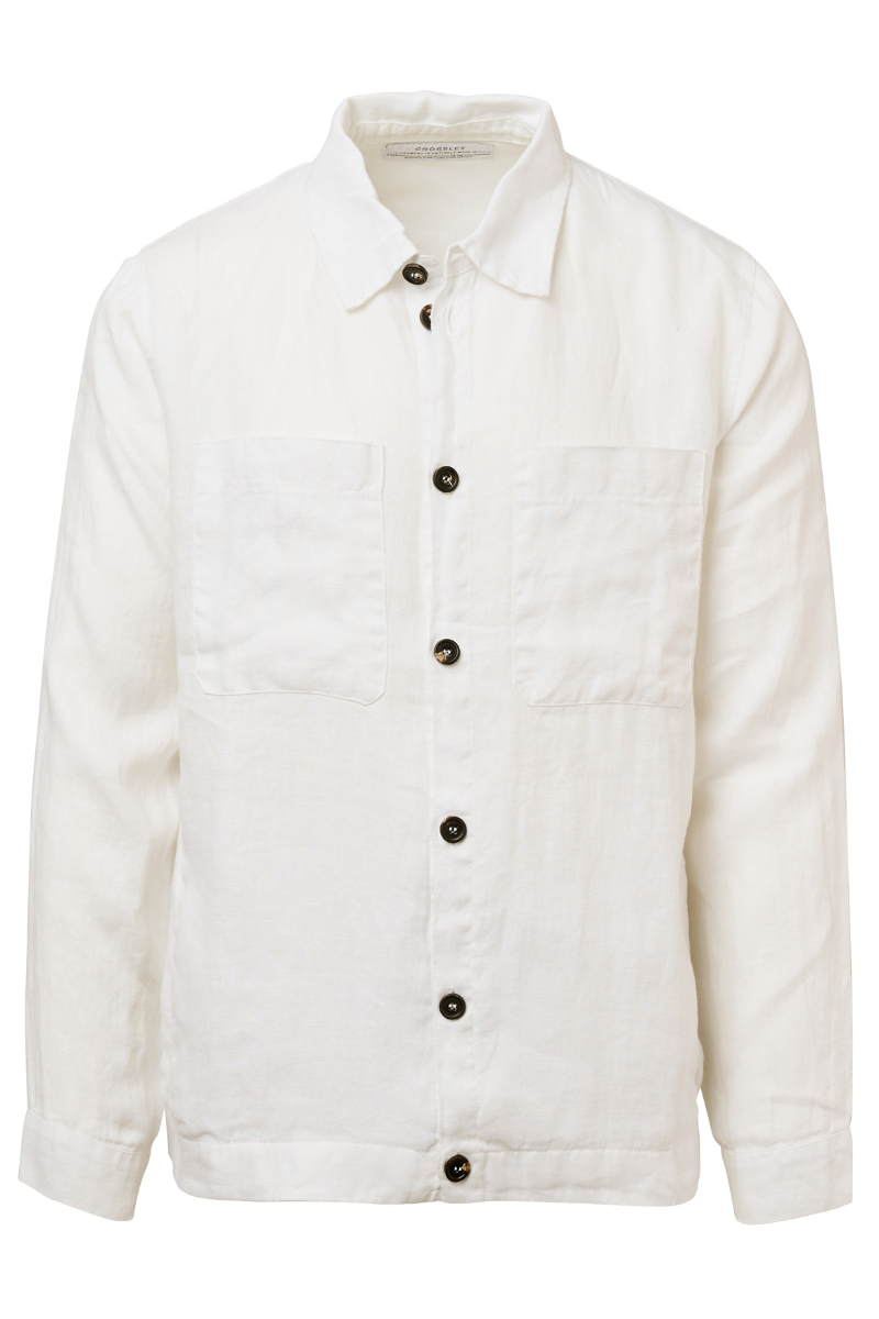 Washed Linen Shirt-CROSSLEY-Boyds Philadelphia