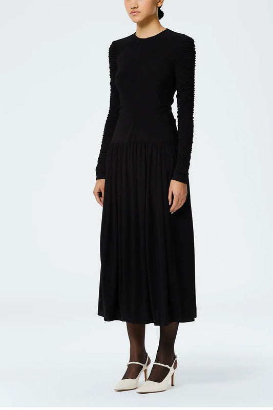 Drapey Jersey Ruched Dress-Tibi-Boyds Philadelphia