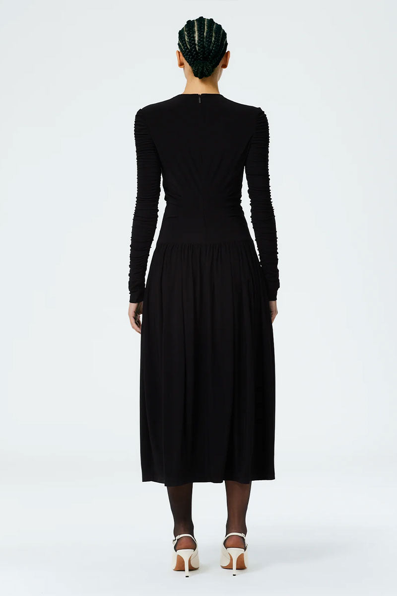 Drapey Jersey Ruched Dress-Tibi-Boyds Philadelphia