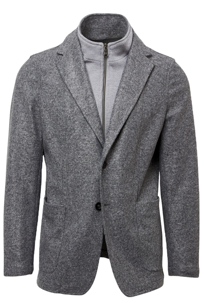 Zip Out Mock Jacket-Fradi-Boyds Philadelphia