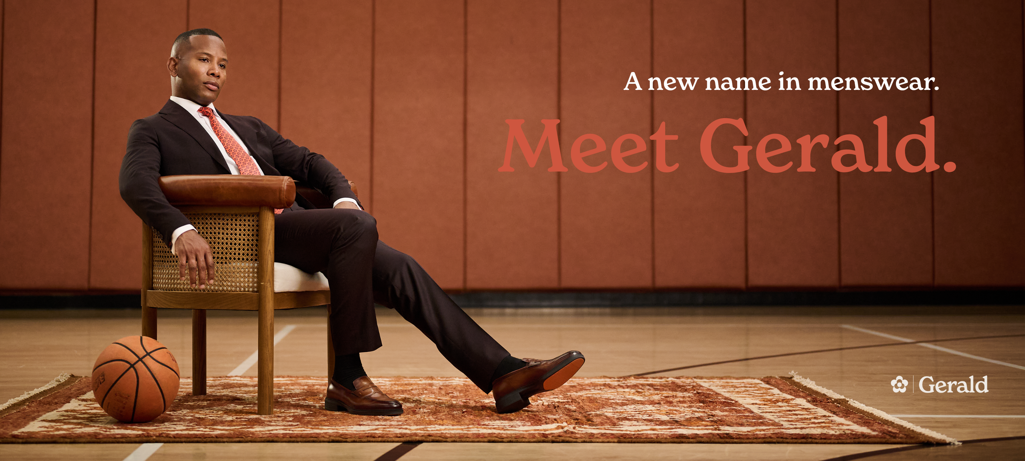 A new name in menswear. Meet Gerald.