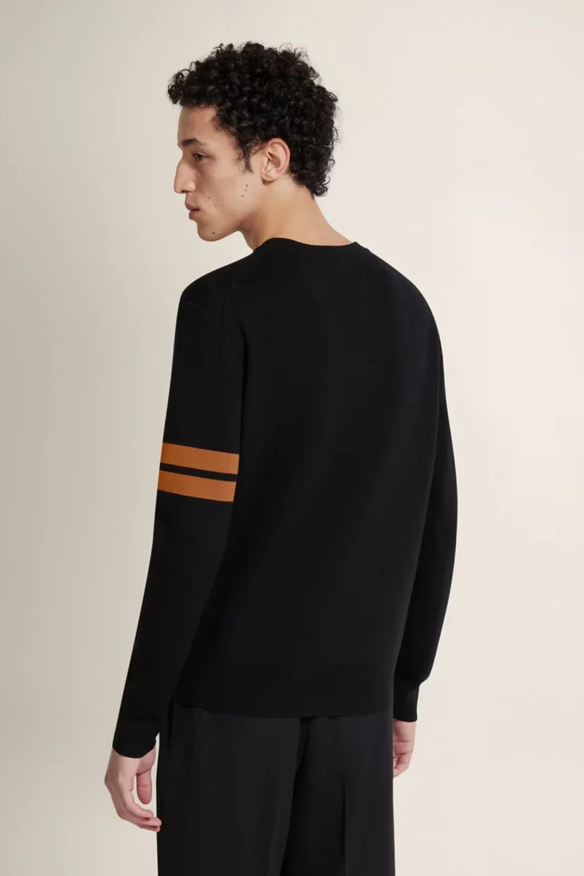 Black High Performance™ Wool Crewneck-Zegna-Boyds Philadelphia