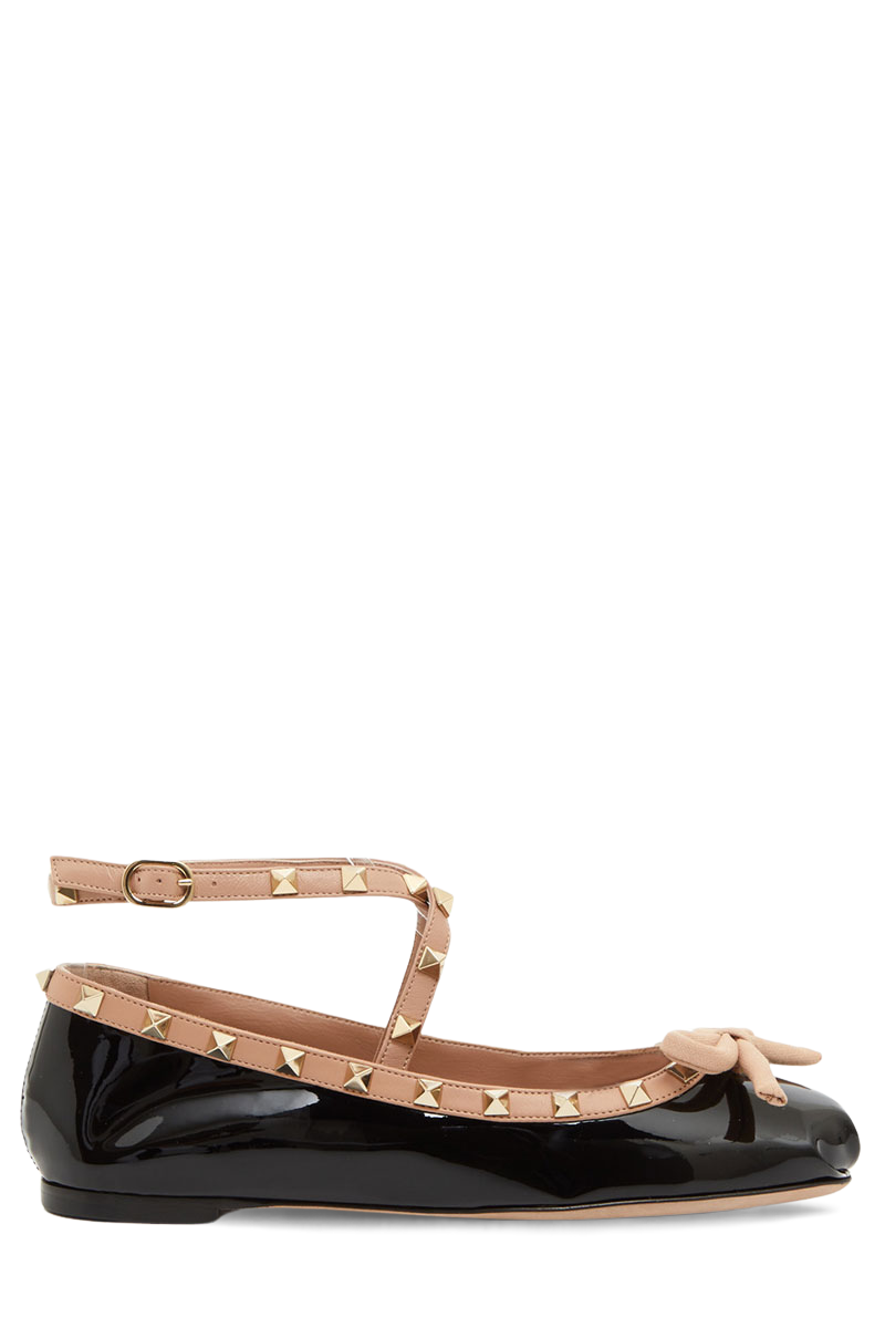 Rockstud Patent Leather Ballerina by VALENTINO Garavani – Boyds
