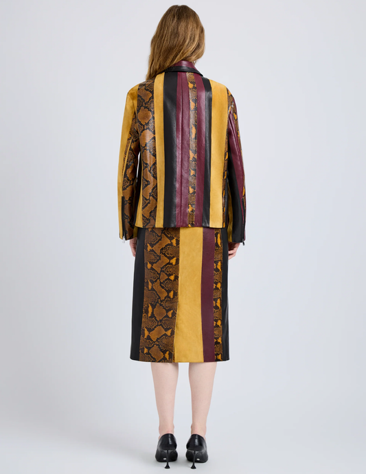 Sirine Jacket in Pierced Leather-Proenza Schouler-Boyds Philadelphia