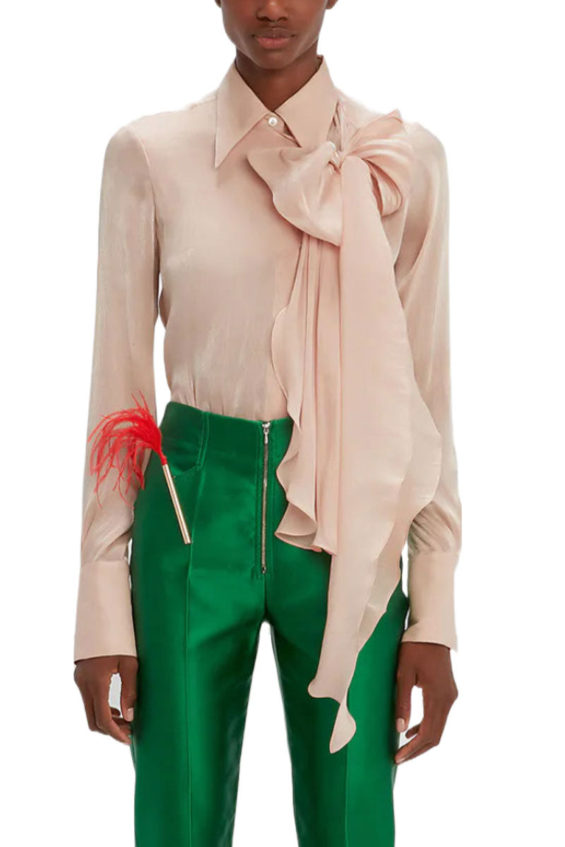 Tie Neck Blouse by Victoria Beckham.