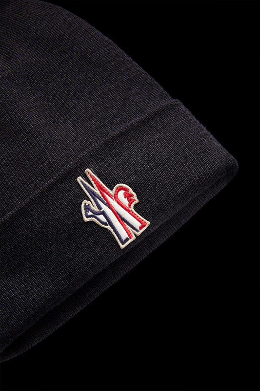 Pure Wool Beanie-Moncler Grenoble-Boyds Philadelphia