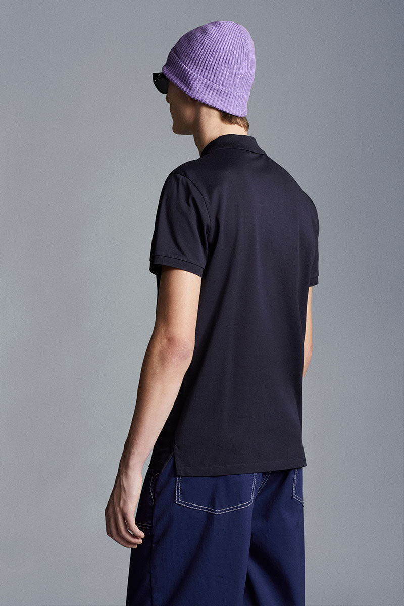 Logo Embroidered Polo Shirt-Moncler-Boyds Philadelphia