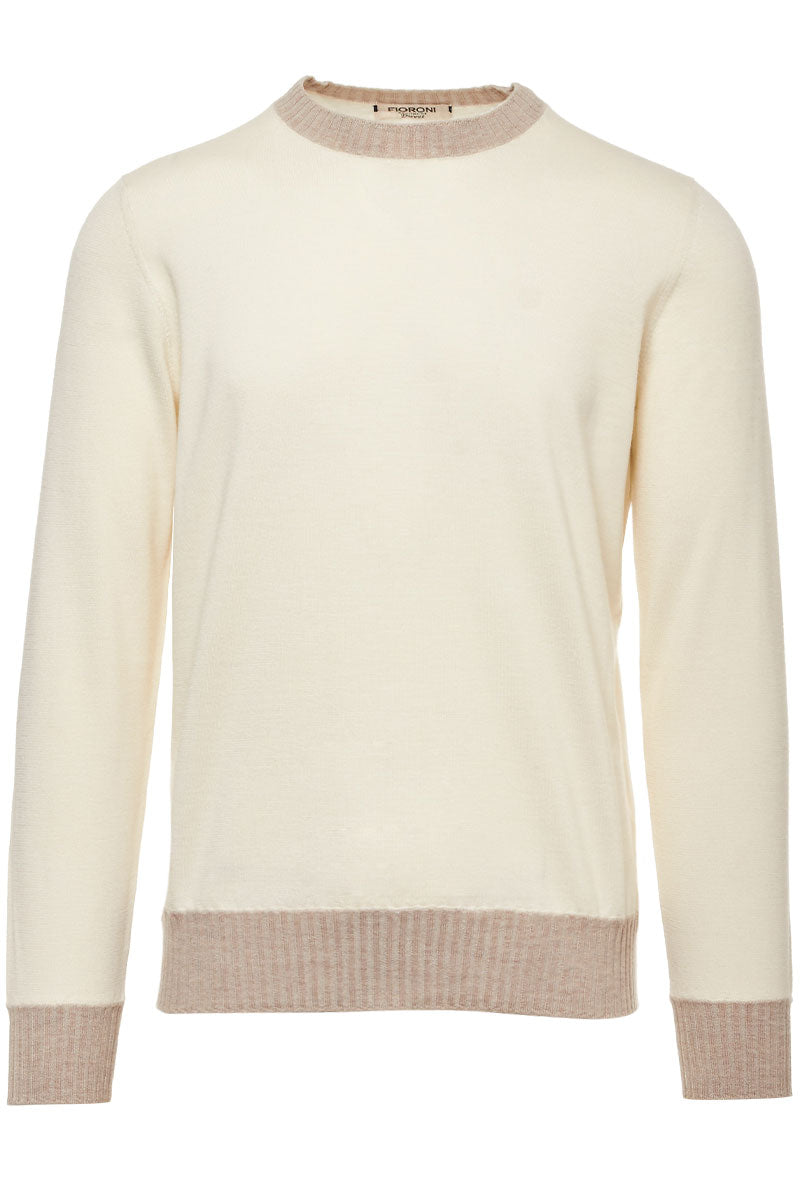 Contrast Trim Sweater-Fioroni-Boyds Philadelphia