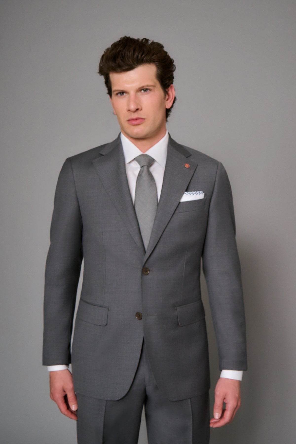 Solid Mid Grey Suit-Gerald-Boyds Philadelphia