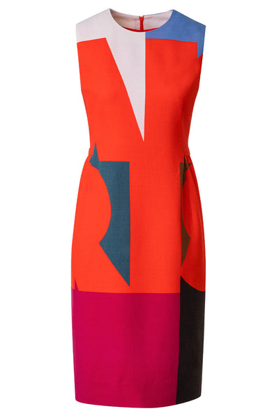 Composed Letters Sheath Dress-Akris-Boyds Philadelphia