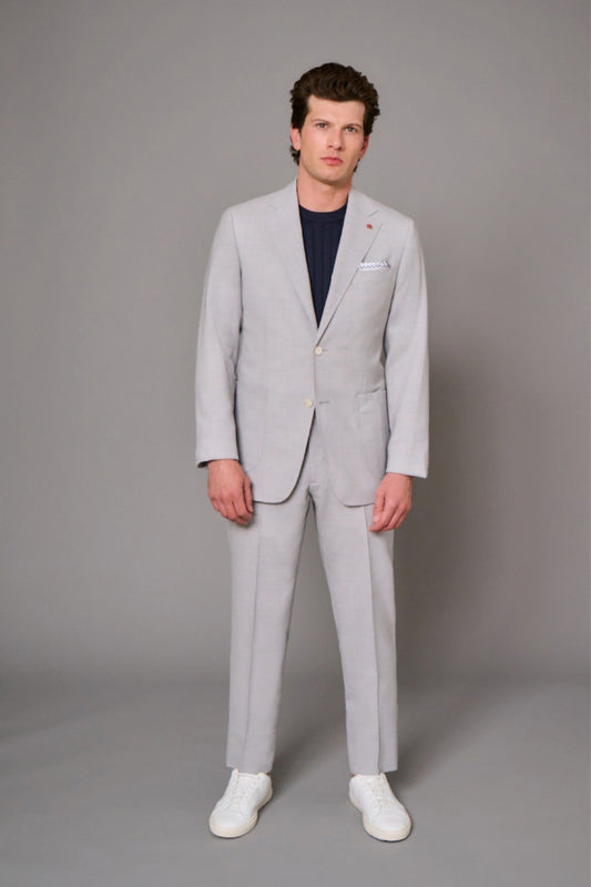 Light Grey Linen Sport Jacket-Gerald-Boyds Philadelphia