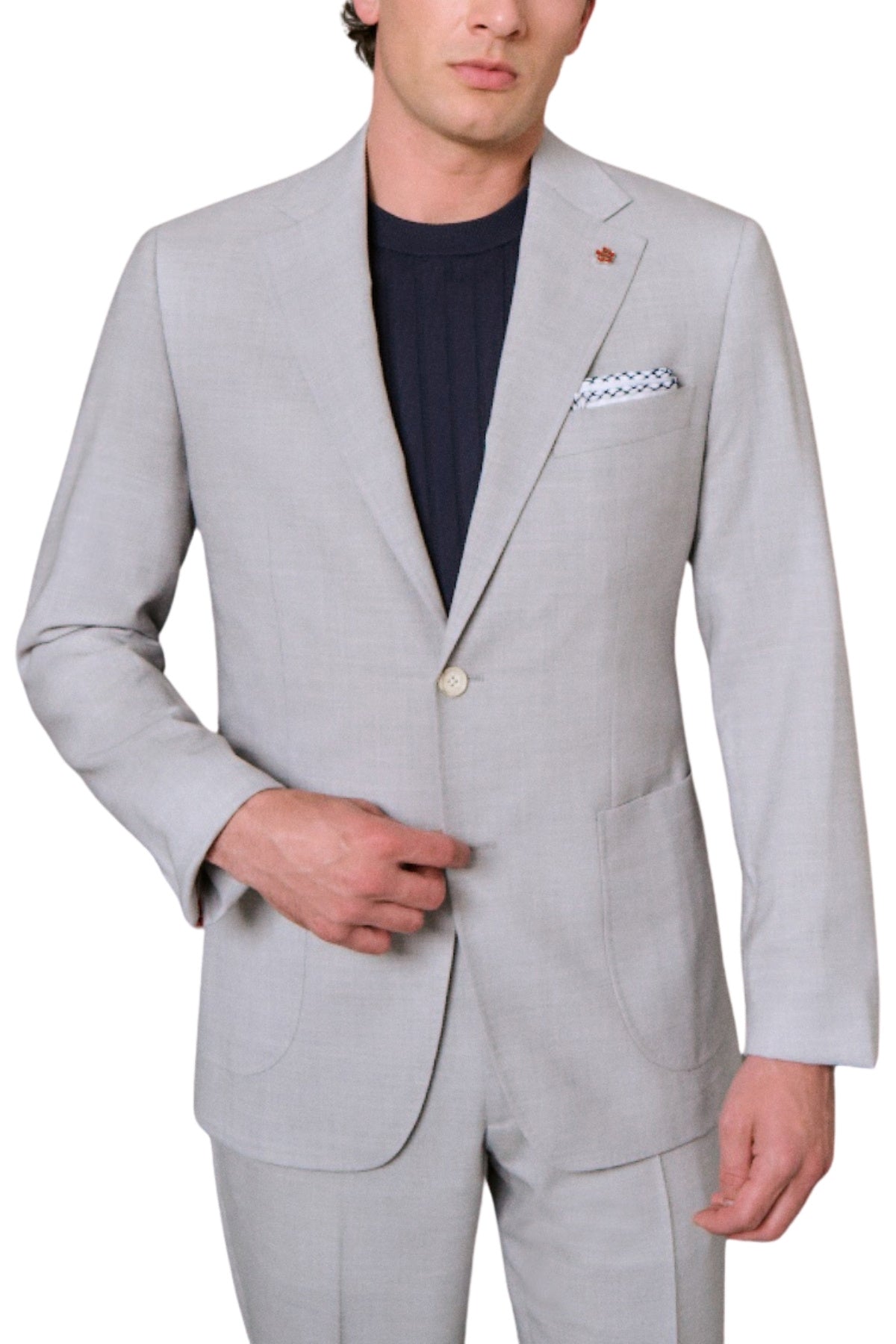 Light Grey Linen Sport Jacket-Gerald-Boyds Philadelphia
