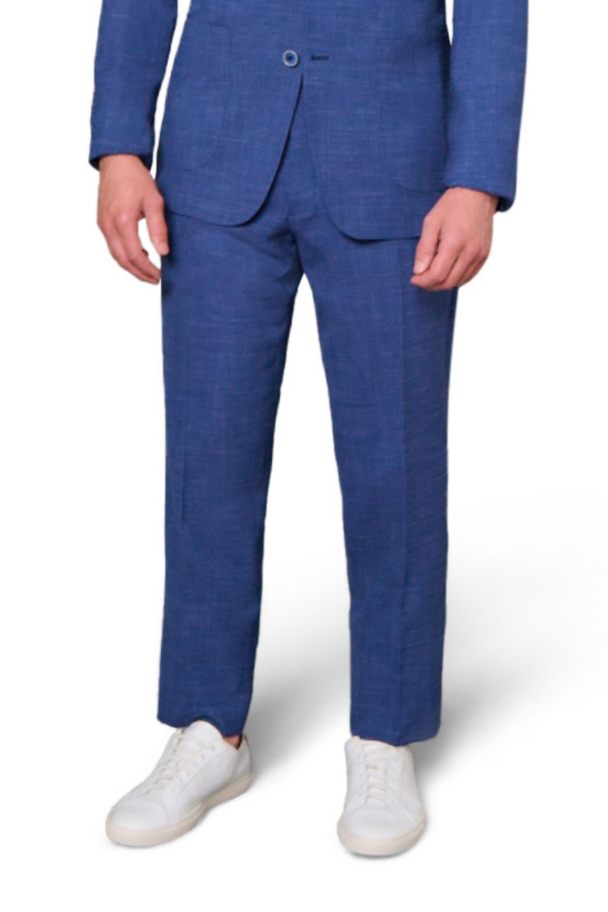 Blue Linen Pant