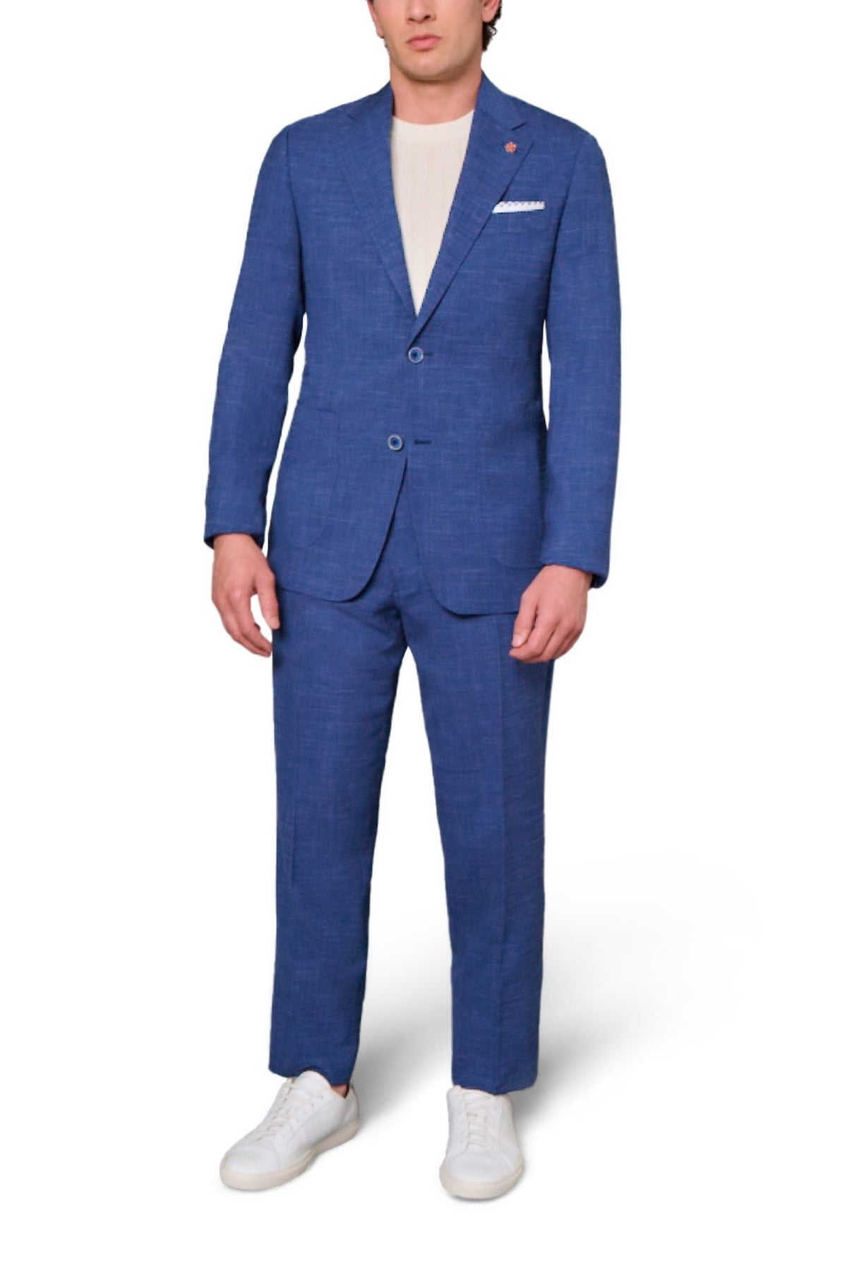 Blue Linen Sport Jacket-Gerald-Boyds Philadelphia
