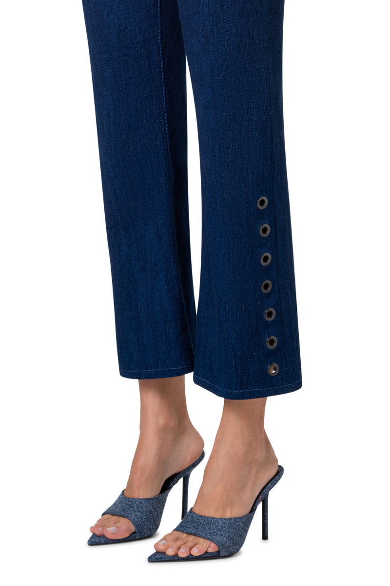 Cali Eyelet Denim Pants-Akris Punto-Boyds Philadelphia