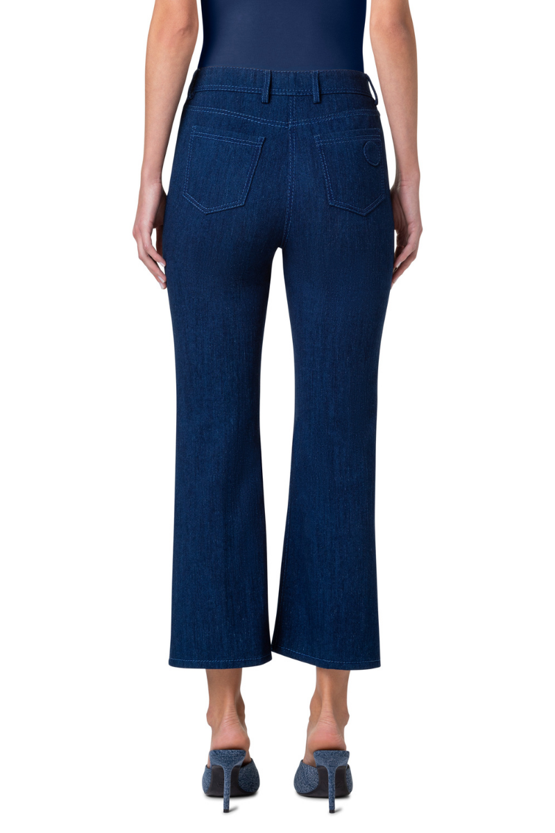 Cali Eyelet Denim Pants-Akris Punto-Boyds Philadelphia