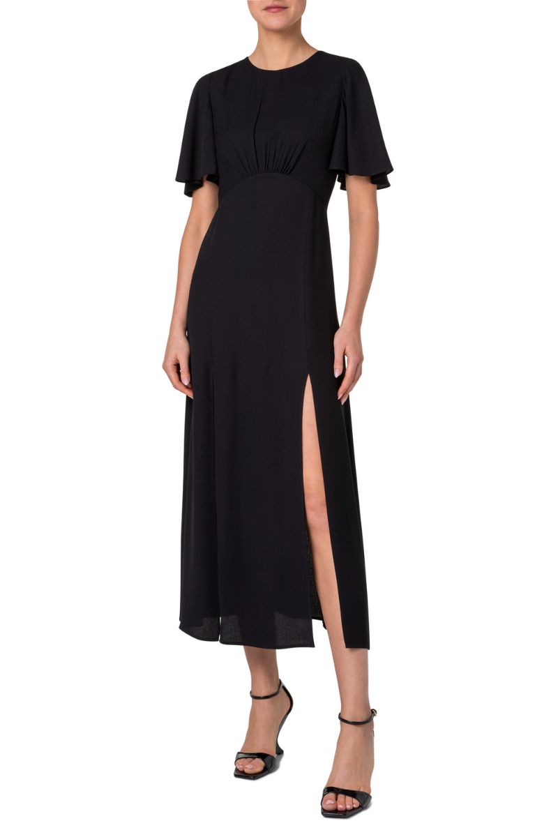 Moss Crêpe Dress-Akris Punto-Boyds Philadelphia