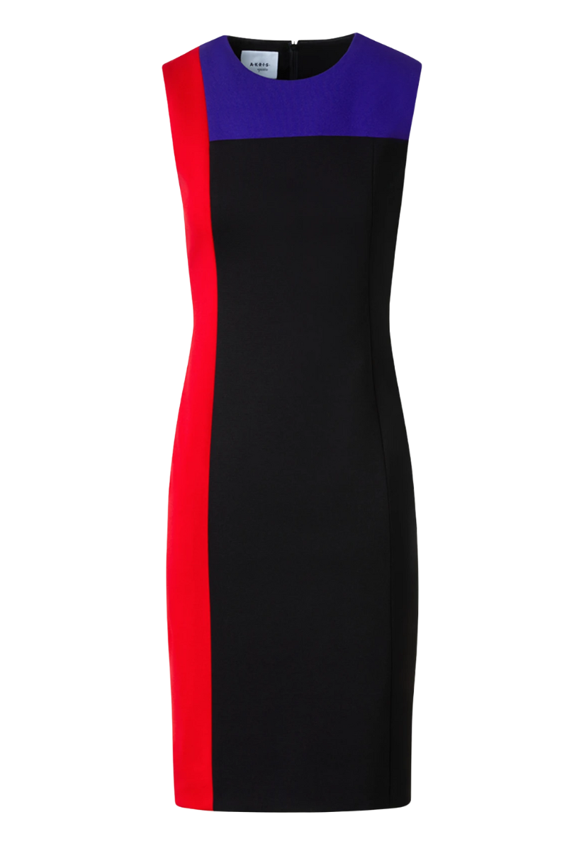 Colorblock Shift Dress-Akris Punto-Boyds Philadelphia
